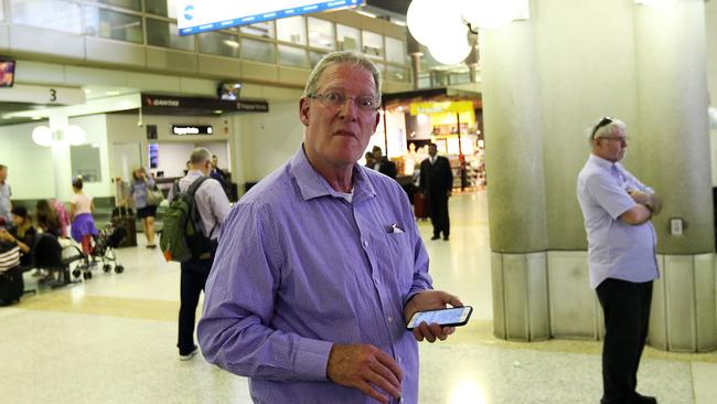 Steve Navra at Brisbane Airport.