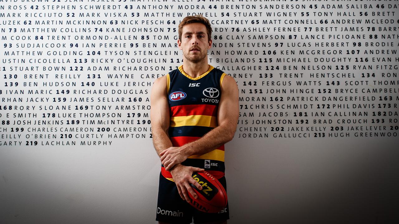 Adelaide Crow Richard Douglas will retire at season’s end. Picture: Matt Turner