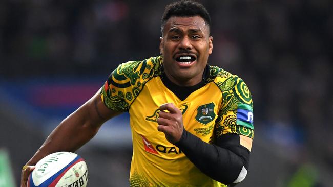 Samu Kerevi is the player to watch for the Wallabies. Picture: Shaun Botterill/Getty Images