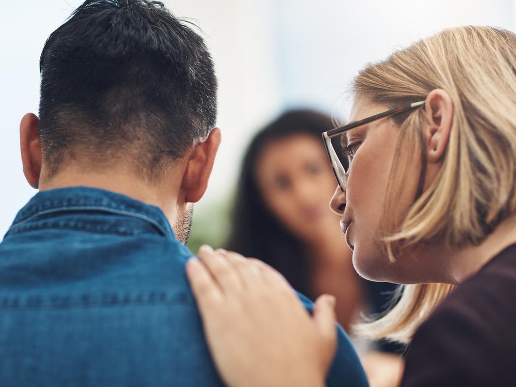 A psychologist has revealed what to say to a person contemplating suicide. Picture: iStock