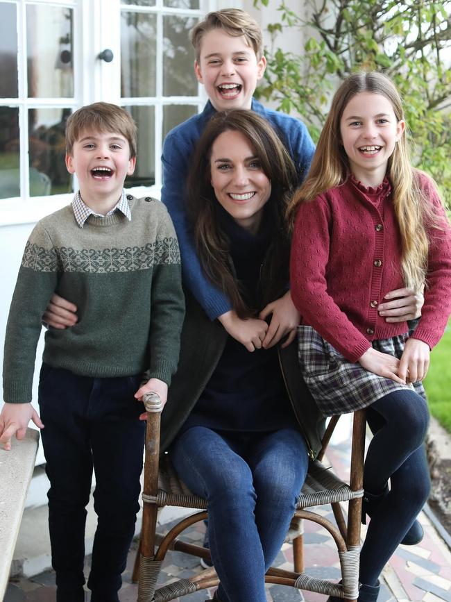 The first official photo of the Princess of Wales since her abdominal surgery in January released by Kensington Palace. Picture: The Prince of Wales.