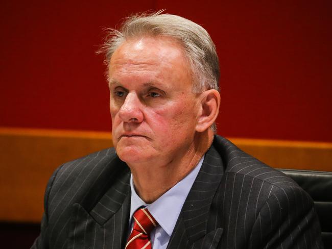 SYDNEY, AUSTRALIA - Newswire Photos August 23, 2022: Chair Mark Latham is seen during Budget Estimates for Education inside NSW Parliament in Sydney. Picture: Gaye Gerard / NCA Newswire