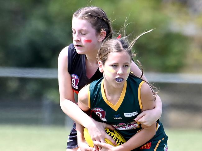 Action from Saturday's McDonaldâ€™s South East Queensland Youth Grand Finals played at Yeronga AFC. 2 September 2023. Picture, John Gass