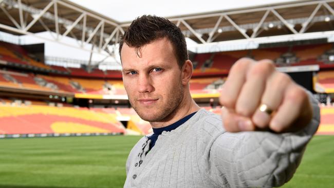 Jeff Horn at Suncorp Stadium. Picture: AAP