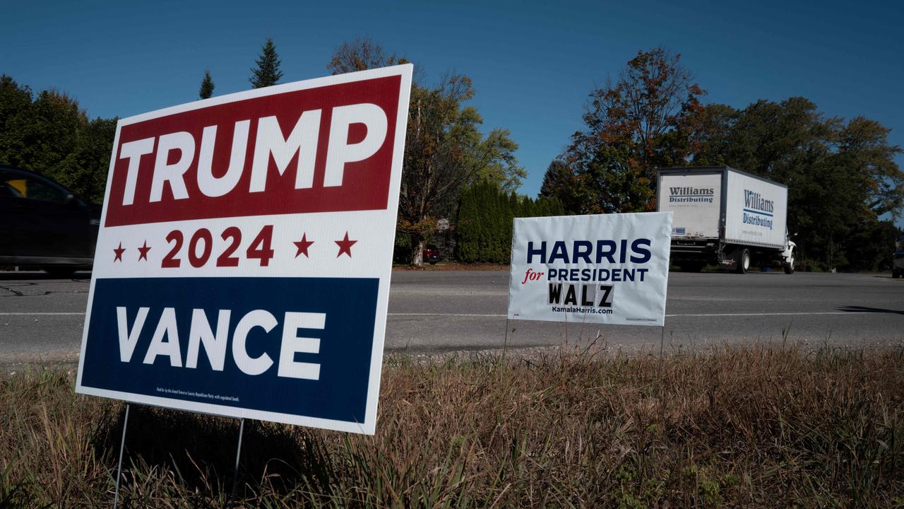 The election is close and now it’s time for the vice presidential nominees to go head to head in a debate Picture: SCOTT OLSON / GETTY IMAGES NORTH AMERICA / Getty Images via AFP