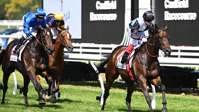 Mr Brightside had too much class for Pericles and Buffalo River. Picture: Vince Caligiuri/Getty Images