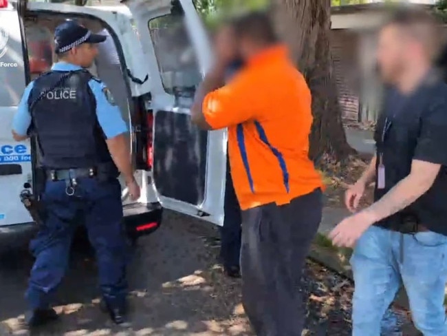 Five men have been arrested by the organised crime squad over a Kirribilli shooting last year. Picture: NSW Police