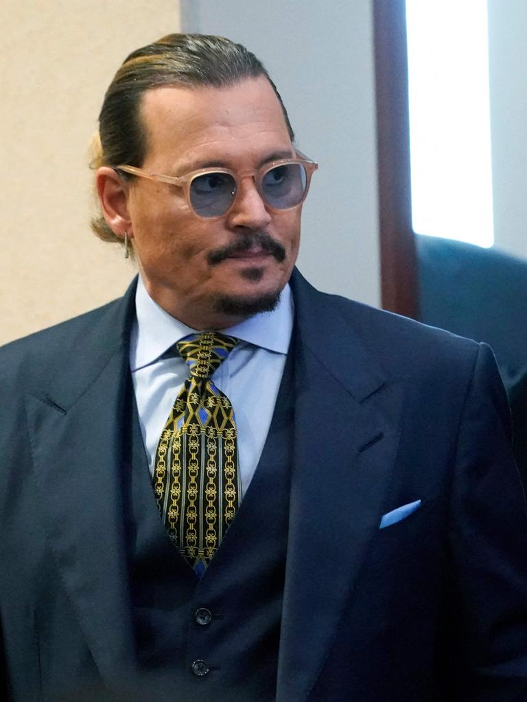 The actor pictured in court on May 23. Picture: Steve Helber/Pool/AFP