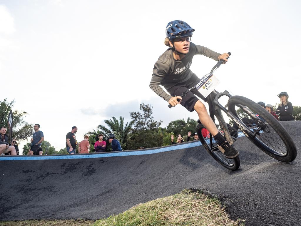 Mountain bike riders from across Australia descended on the Pioneer Valley at the weekend for the inaugural Rocky Trail Entertainment Fox Superflow at Finch Hatton in July, 2024. Picture: Rocky Trail Entertainment