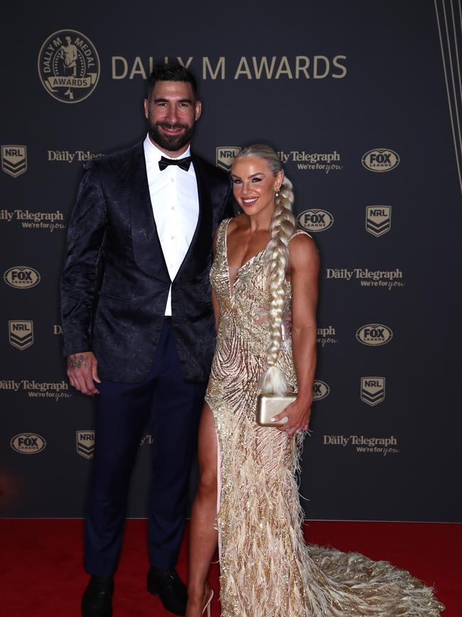 James Tamou and his partner Brittney McGlone.