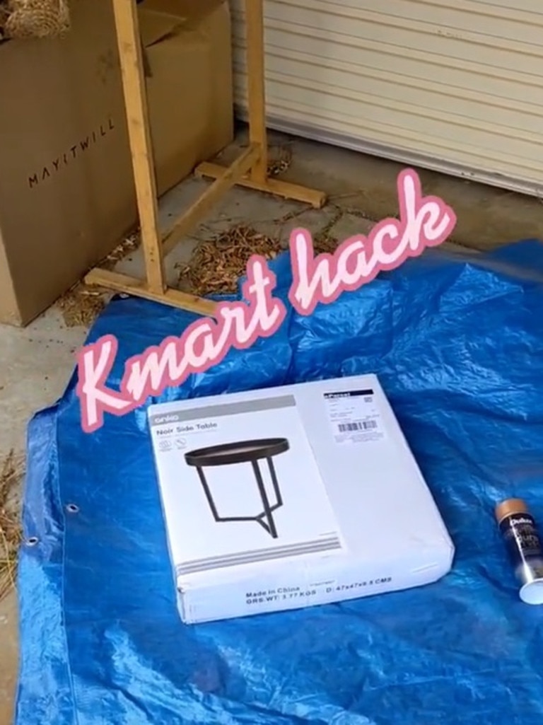 Kmart deals black table