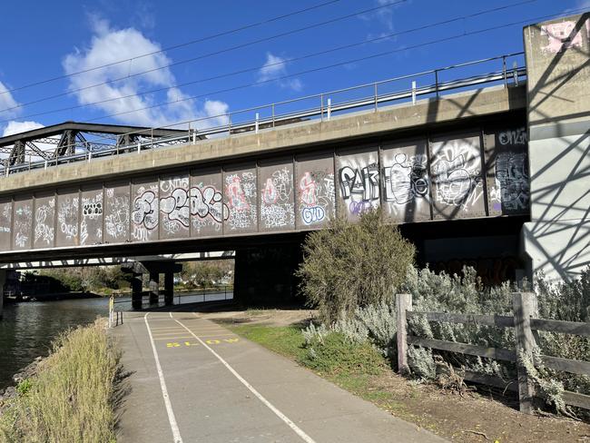 The Maribyrnong River Trail. Picture: Liam Beatty