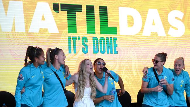 The Matildas are the best thing that’s happened to football in Australia. (Photo by Bradley Kanaris/Getty Images)