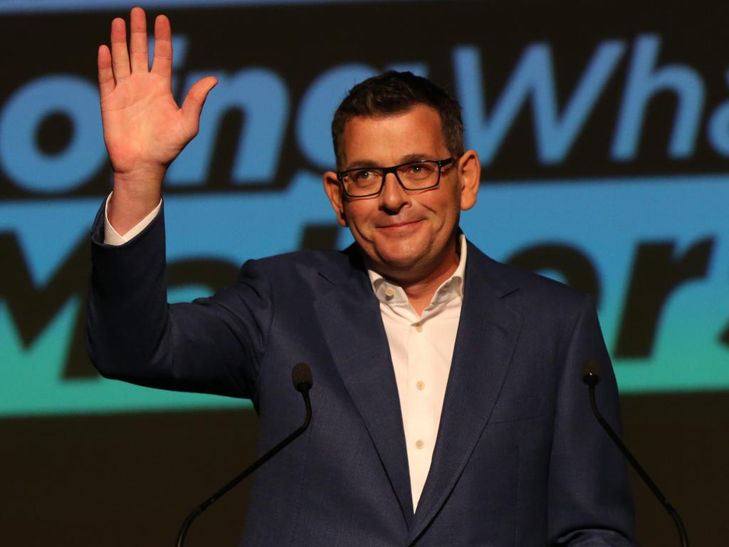 Labor campaign launch with Dan Andrews in CranbourneCommunity Theatre. Picture Rebecca Michael.