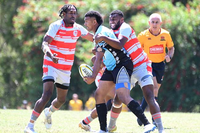 Fiji rugby 7's in Brisbane. Saturday October 6, 2024. Picture, John Gass