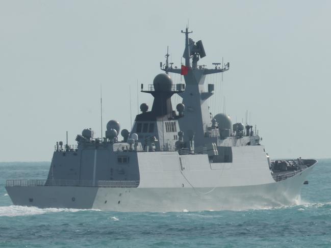 Peopleâs Liberation Army-Navy Jiangkai-class frigate Hengyang. *** Local Caption *** As part of Australiaâs whole-of-government maritime border protection efforts, Defence routinely monitors all maritime traffic in our Exclusive Economic Zone and maritime approaches. Australia respects the right of all states under international law to exercise freedom of navigation and overflight in international waters and airspace, just as we expect others to respect our right to do the same.  Picture: ADF