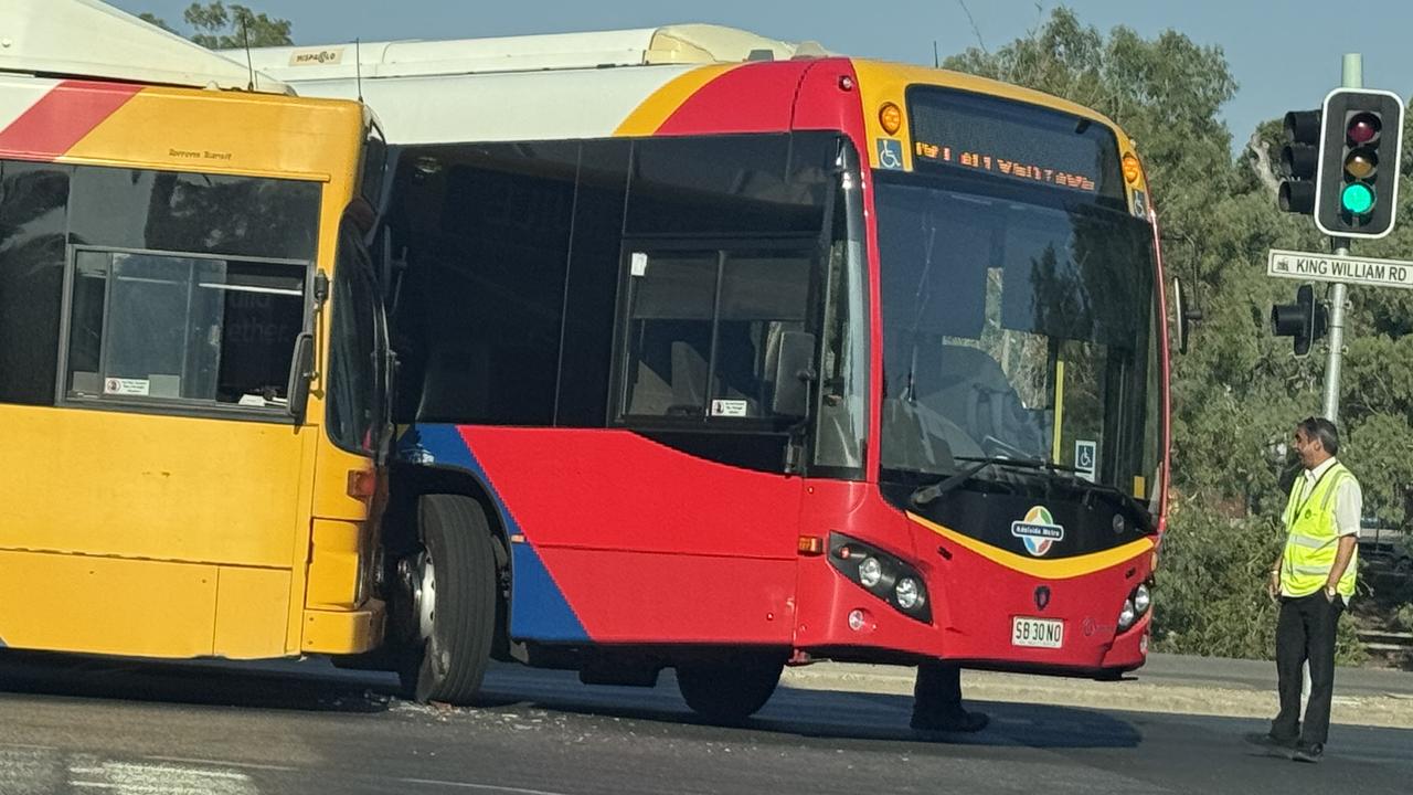 Two buses collide in CBD during morning peak-hour