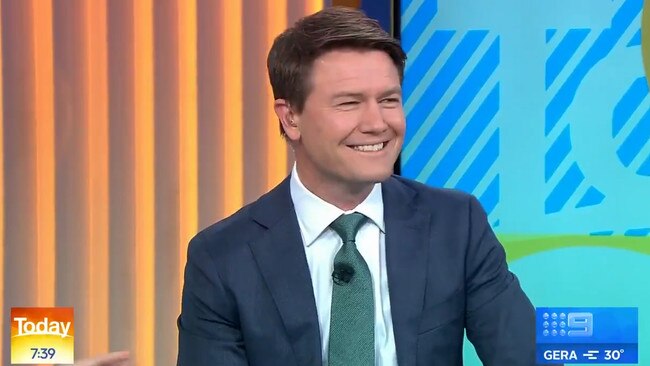 Alex Cullen, new sports reporter on The Today Show. Picture: Channel 9