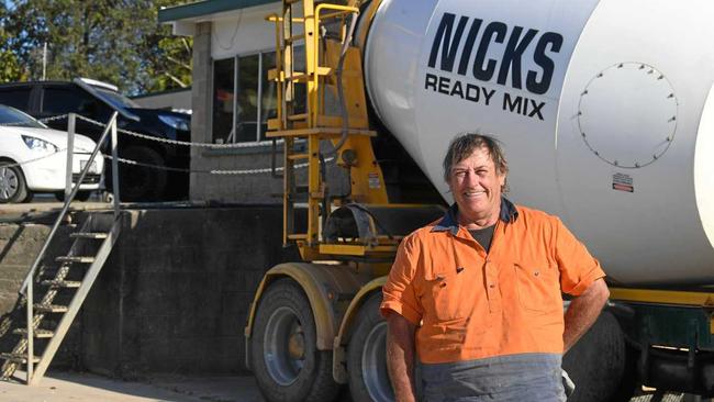 EYES ON THE FUTURE: Gary Pronger at Nick&#39;s Ready Mix Bruce Highway site. The business&#39;s operators plan to build a new batching plant and transport depot at Monkland. Picture: Troy Jegers