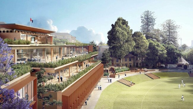 Rendering of the new Centenary teaching and learning building.