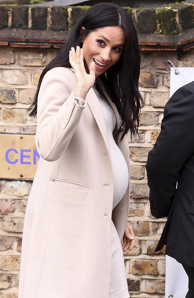 JANUARY 16, 2019 - Where: London, England. Wearing: H&M dress and Armani coat. Picture: Jeff Spicer/Getty Images