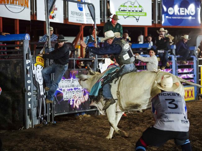 All the action at the sold-out 50th iteration of the Noonamah Tavern and Rodeo. Picture: Pema Tamang Pakhrin