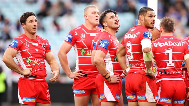 The Dragons season is now in free fall after losing seven of their last nine games. Picture: Getty Images.