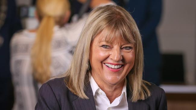 Deputy Mayor Donna Gates as the new Gold Coast City Council is sworn in at Council Chambers in Bundall on Friday. Picture: Glenn Campbell