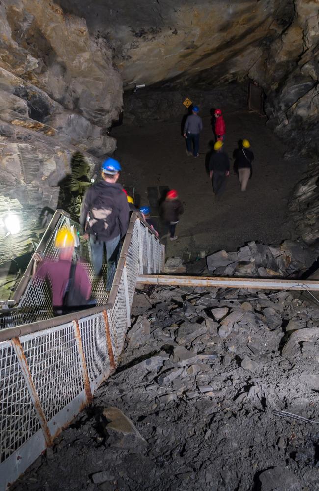 You can explore an old slate mine at the United Kingdom's Llechwedd Deep Mine. Picture: James Petts, Flickr