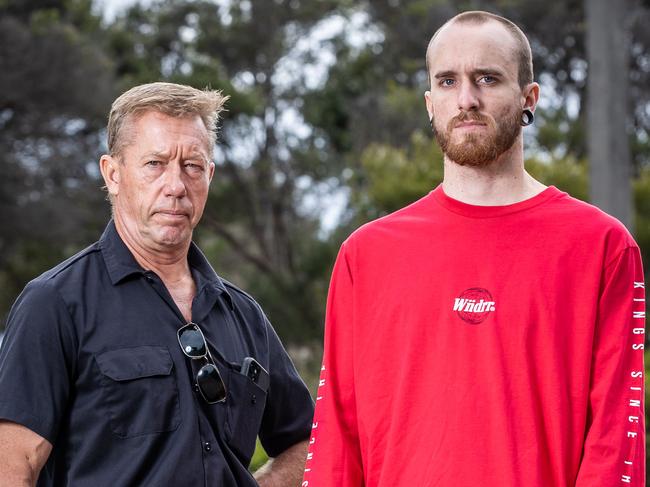Peter Meuleman and his son Ryan are crowd-funding their legal expenses. Picture: Jake Nowakowski