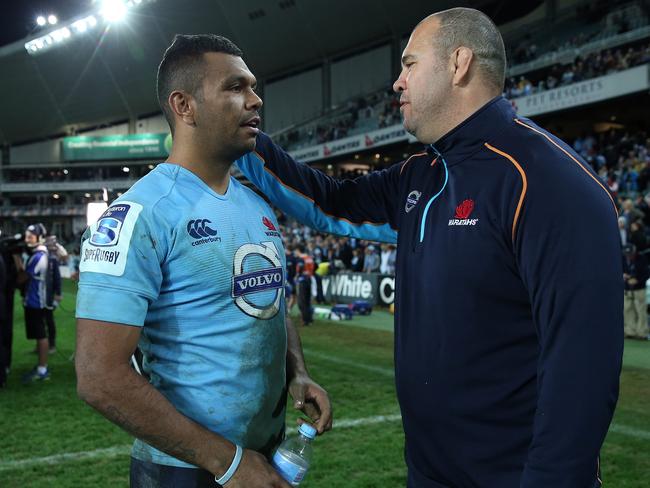 Kurtley Beale won a Super Rugby crown under Michael Cheika.