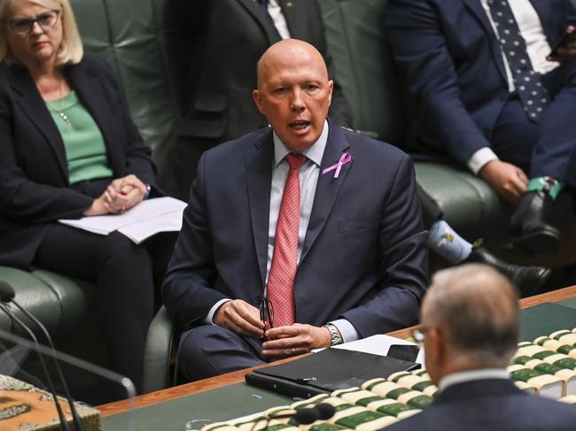 Peter Dutton warned that since the election, ‘there has been no bipartisanship’ on the voice referendum. Picture: Getty Images