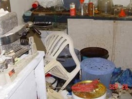 Images from taken by the South Australian Police showing clandestine meth labs and paraphernalia.