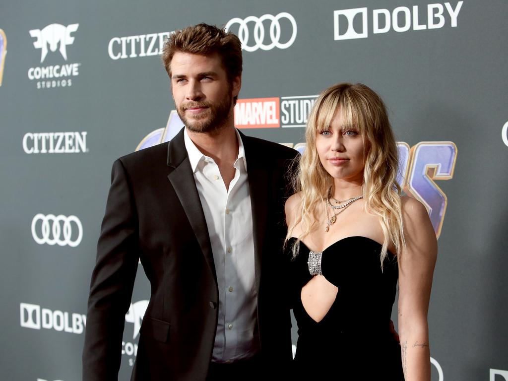 Liam Hemsworth and Miley Cyrus split up last year. Picture: Jesse Grant/Getty Images