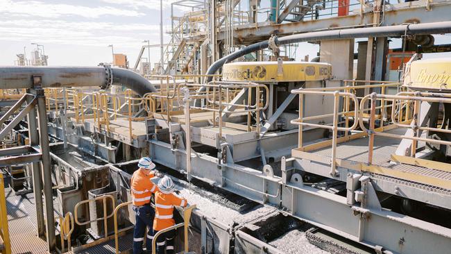 Employees at BHP's nickel operations in Western Australia.