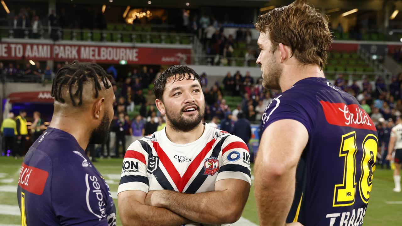 Brandon Smith has six months to make a decision on his 2025 contract with the Roosters. Picture: Daniel Pockett/Getty Images