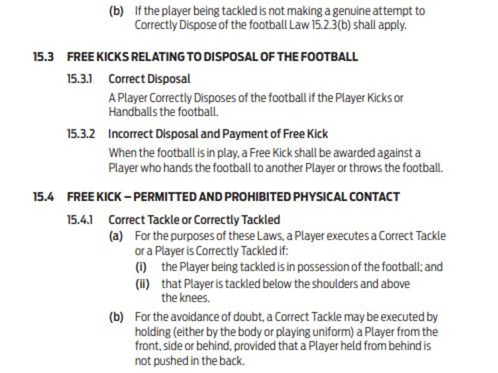 Item 15.3.2 makes it crystal clear.