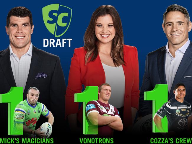 Fox League 2019 Supercoach NRL Draft.