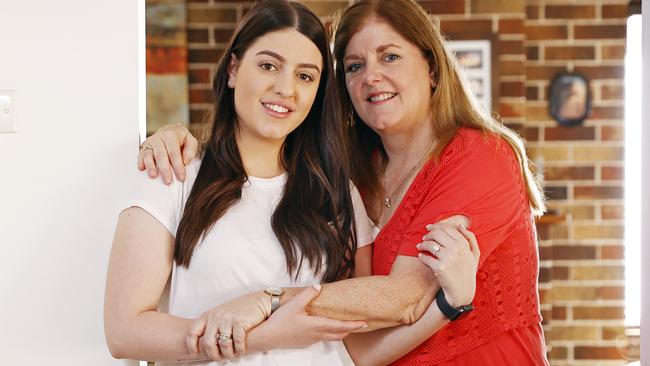 Type 1 diabetes sufferer Kristina Tzaneros (left) and her mum, Melissa, have welcomed the subsidy. Picture: Sam Ruttyn