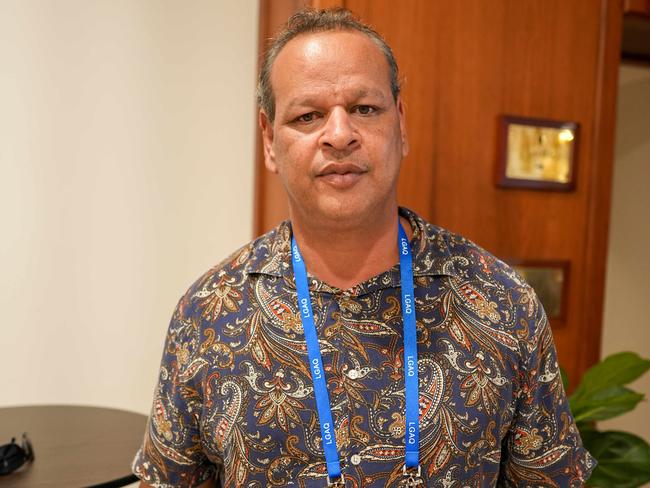 Former Mayor of Palm Island Aboriginal Council Mislam Sam. Picture Nuno Avendano