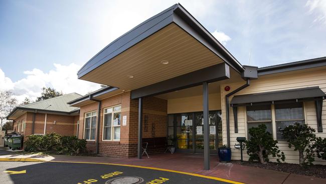 Doutta Galla aged-care home in Footscray, Melbourne, recorded nine coronavirus deaths at the peak of last year’s outbreak. Picture: Daniel Pockett