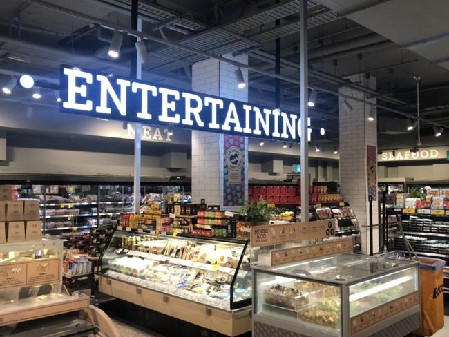 The interior of the Coles Local outlet in Manly. Picture: Jim O’Rourke.