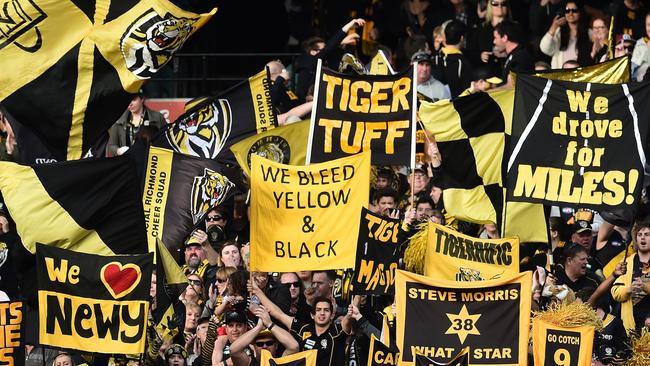 Richmond fans will be out in force on Saturday.