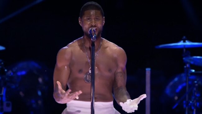 Yeah! Usher lights up the Super Bowl