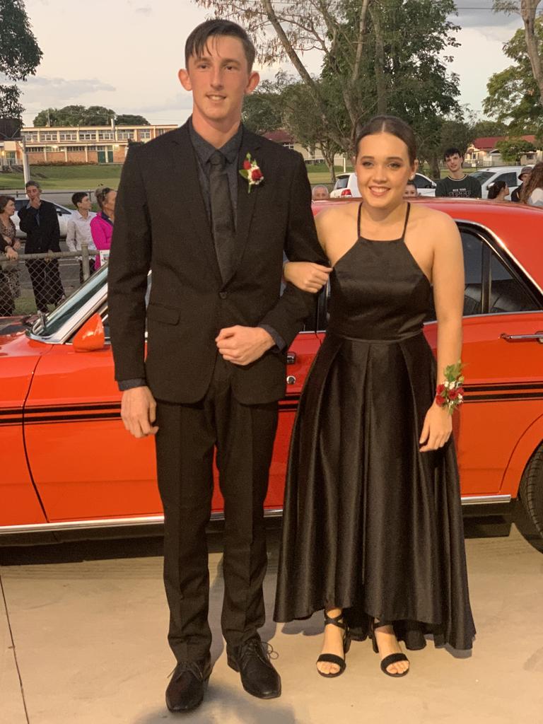 Students arrive at Maryborough State High School's formal.