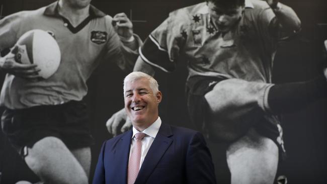 Rugby Australia chairman Cameron Clyne will step down once a suitable replacement has been found Picture: AAP