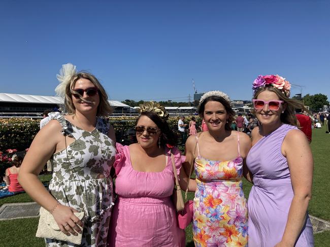 Tabitha Earby, Jodie Brown, Melissa Parker and Amy Hardy