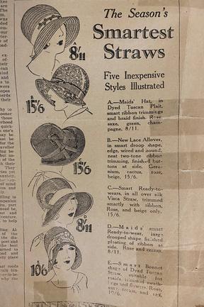 The smartest straw hats on the Gold Coast. Gold Coast Bulletin advertising, 1930,