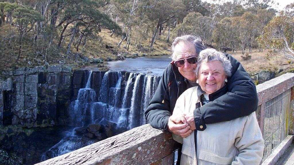 GIVE AND TAKE: Ray and Gert Connor will celebrate their 70th wedding anniversary. (below) Ray and Gert about to head off on their honeymoon.