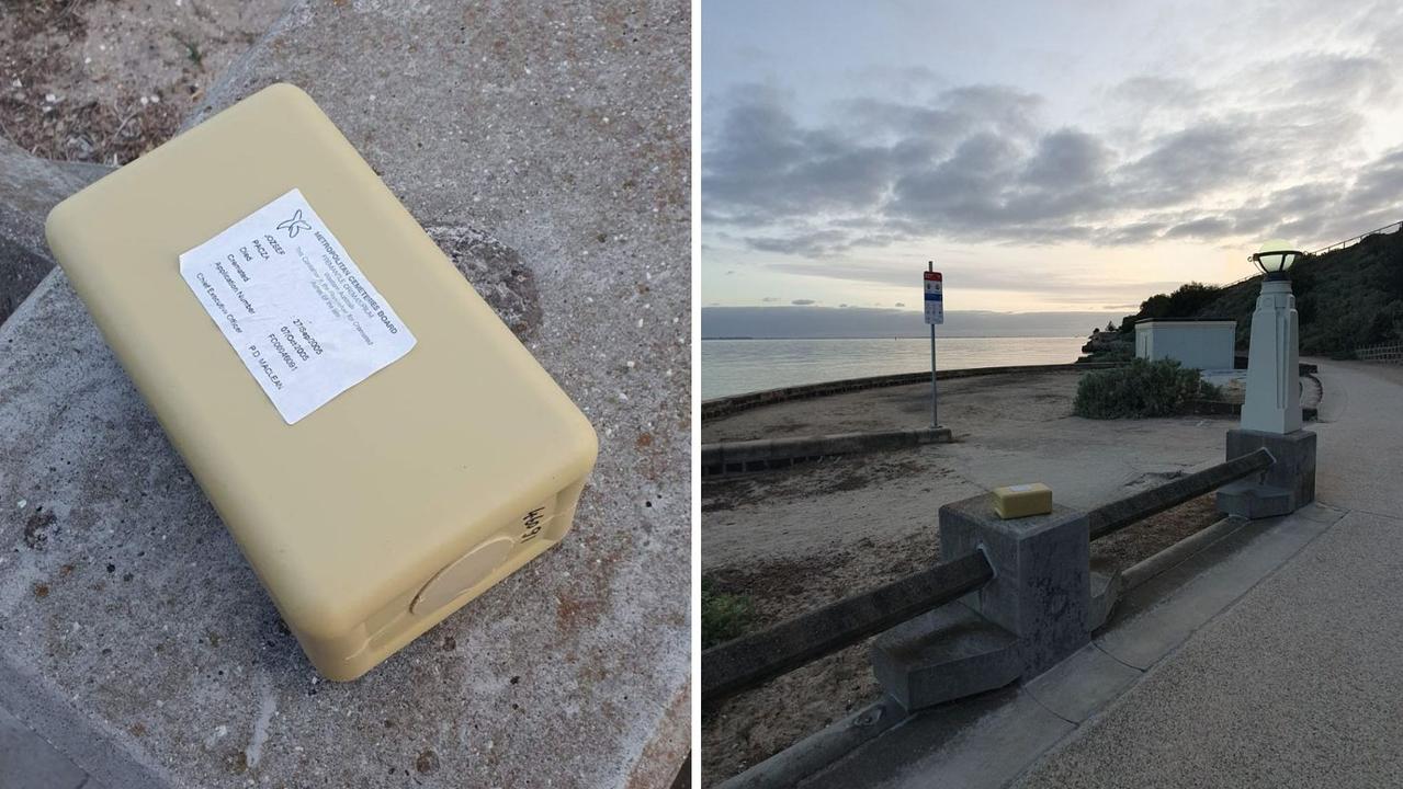 Box of ashes found at beach returned to Geelong family